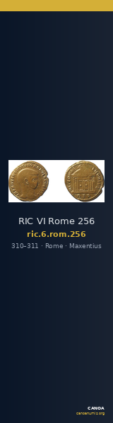 RIC VI Rome 256 — CANOA