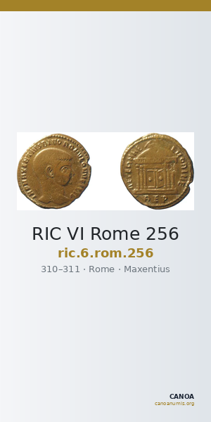 RIC VI Rome 256 — CANOA