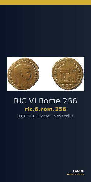 RIC VI Rome 256 — CANOA