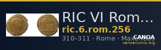 RIC VI Rome 256 — CANOA