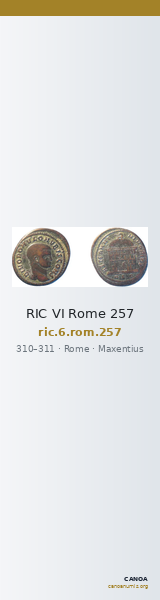 RIC VI Rome 257 — CANOA
