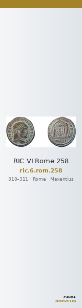 RIC VI Rome 258 — CANOA