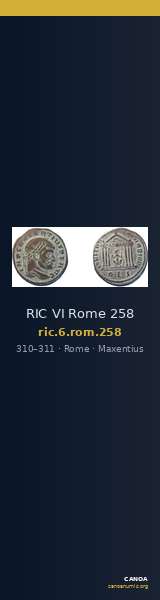 RIC VI Rome 258 — CANOA