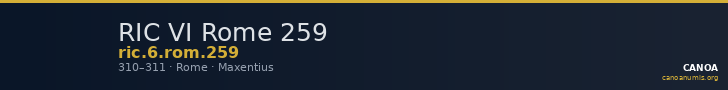 RIC VI Rome 259 — CANOA