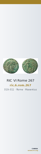 RIC VI Rome 267 — CANOA