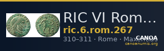 RIC VI Rome 267 — CANOA