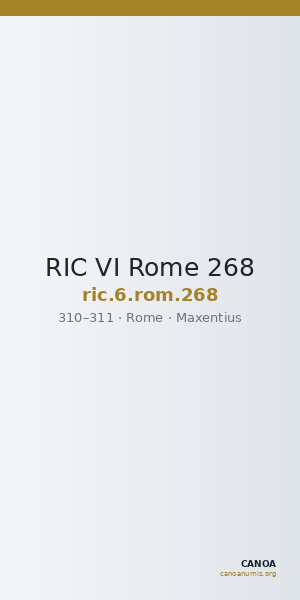 RIC VI Rome 268 — CANOA