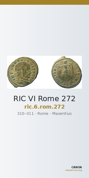 RIC VI Rome 272 — CANOA