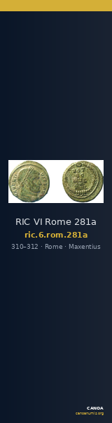 RIC VI Rome 281a — CANOA
