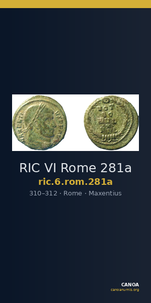 RIC VI Rome 281a — CANOA