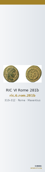 RIC VI Rome 281b — CANOA