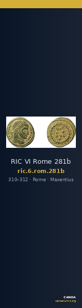 RIC VI Rome 281b — CANOA