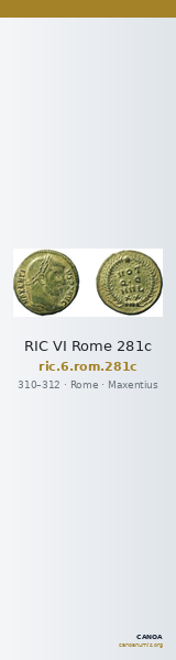 RIC VI Rome 281c — CANOA