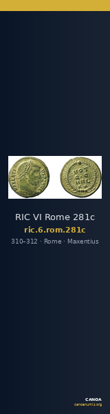 RIC VI Rome 281c — CANOA