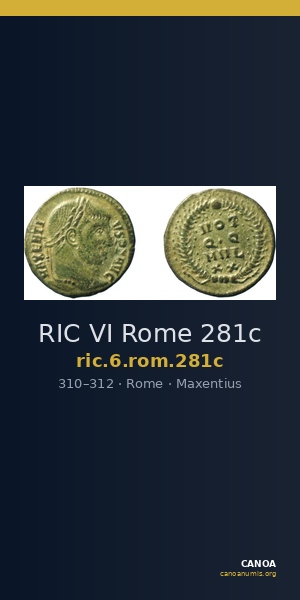 RIC VI Rome 281c — CANOA
