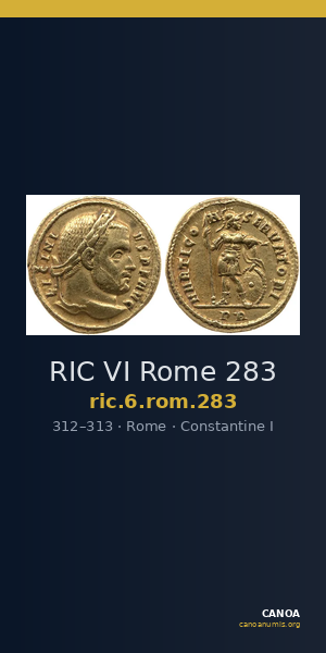 RIC VI Rome 283 — CANOA