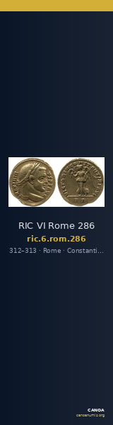 RIC VI Rome 286 — CANOA