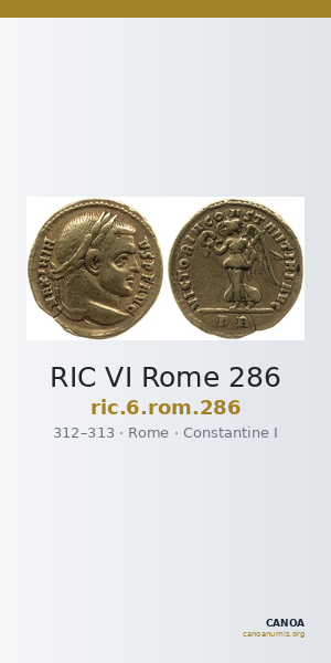 RIC VI Rome 286 — CANOA