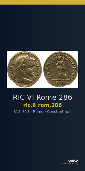 RIC VI Rome 286 — CANOA