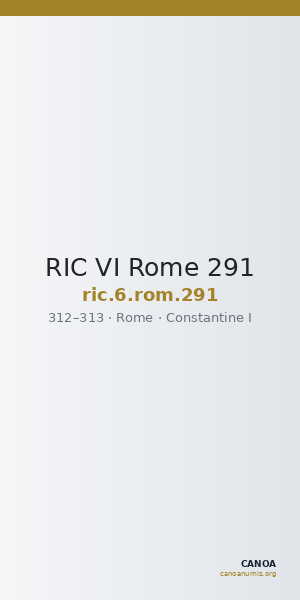 RIC VI Rome 291 — CANOA