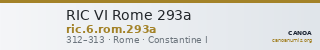 RIC VI Rome 293a — CANOA