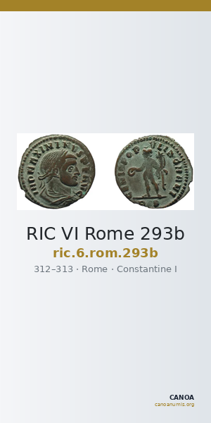RIC VI Rome 293b — CANOA