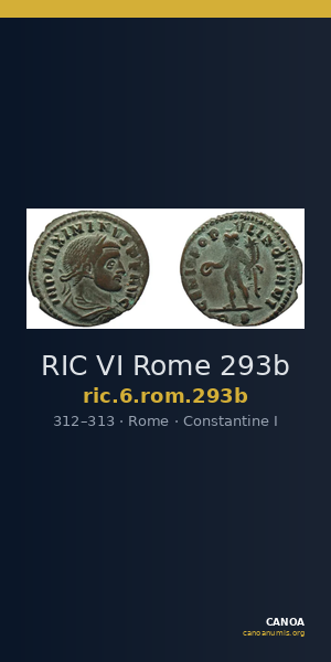 RIC VI Rome 293b — CANOA