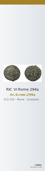RIC VI Rome 294a — CANOA