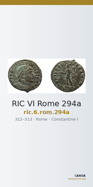 RIC VI Rome 294a — CANOA