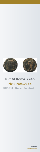 RIC VI Rome 294b — CANOA