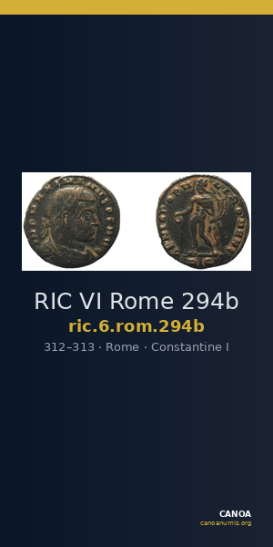 RIC VI Rome 294b — CANOA