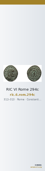 RIC VI Rome 294c — CANOA