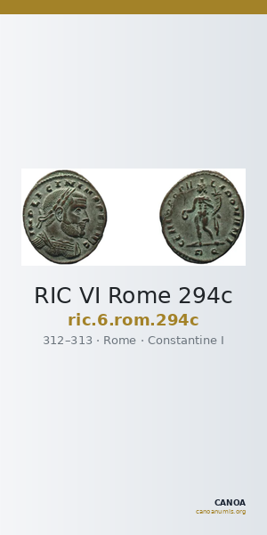 RIC VI Rome 294c — CANOA