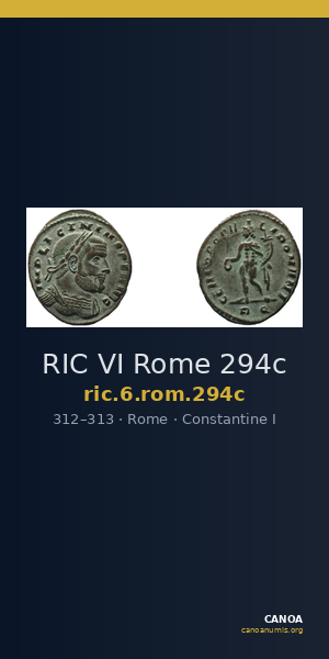 RIC VI Rome 294c — CANOA