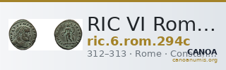 RIC VI Rome 294c — CANOA