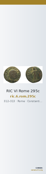 RIC VI Rome 295c — CANOA