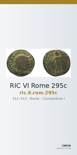 RIC VI Rome 295c — CANOA