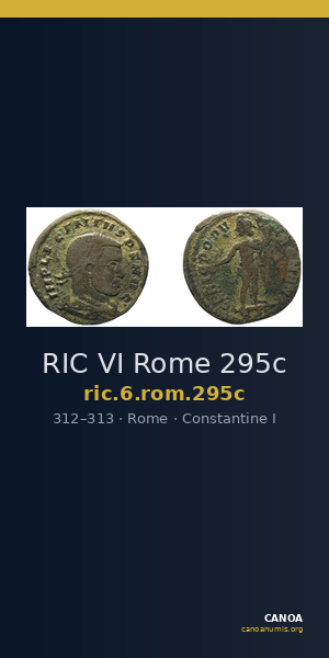 RIC VI Rome 295c — CANOA