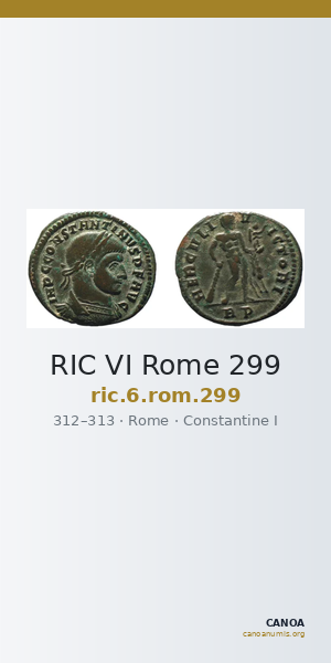RIC VI Rome 299 — CANOA