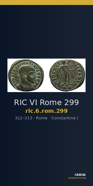 RIC VI Rome 299 — CANOA