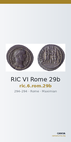 RIC VI Rome 29b — CANOA