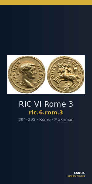 RIC VI Rome 3 — CANOA