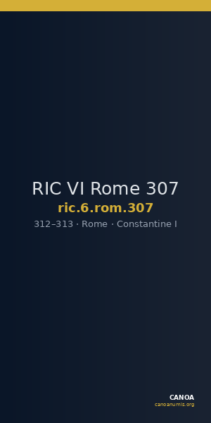 RIC VI Rome 307 — CANOA