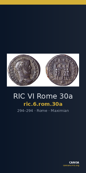 RIC VI Rome 30a — CANOA