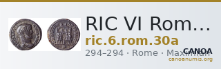 RIC VI Rome 30a — CANOA