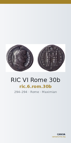 RIC VI Rome 30b — CANOA