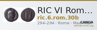 RIC VI Rome 30b — CANOA