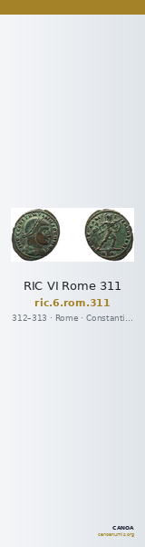 RIC VI Rome 311 — CANOA