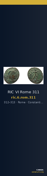 RIC VI Rome 311 — CANOA