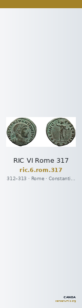 RIC VI Rome 317 — CANOA